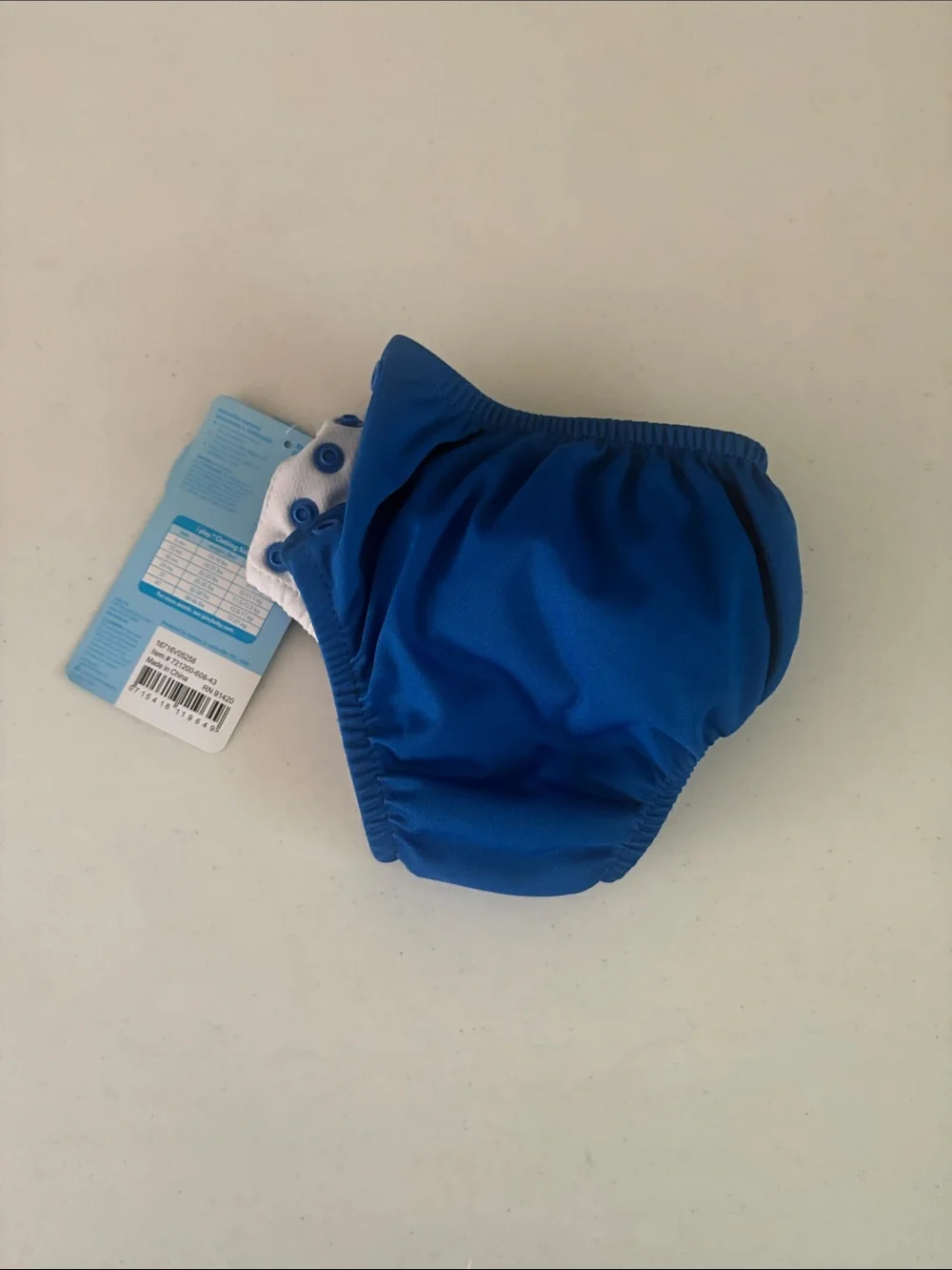 i play. Bright Blue Reusable Diaper Cover
